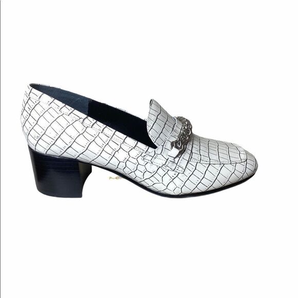 Marc Fisher Hanne Embossed Croc Loafer Shoes - Picture 1 of 6